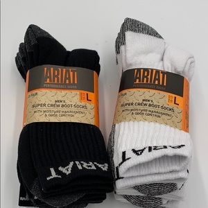 Ariat Super Crew boot socks & odor control S 10-13